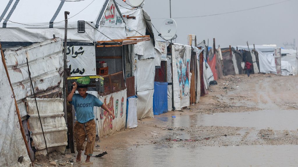 Foto: Noodweer in Gaza, maar nog steeds wordt hulp beperkt toegelaten