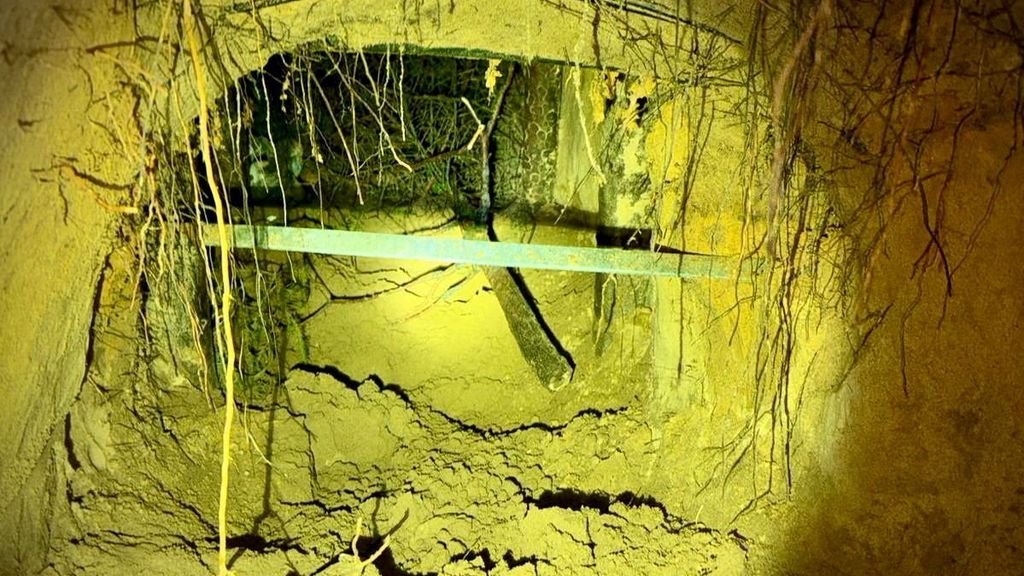 Foto: Opnieuw migrantentunnel tussen Polen en Belarus ontdekt, vierde dit jaar