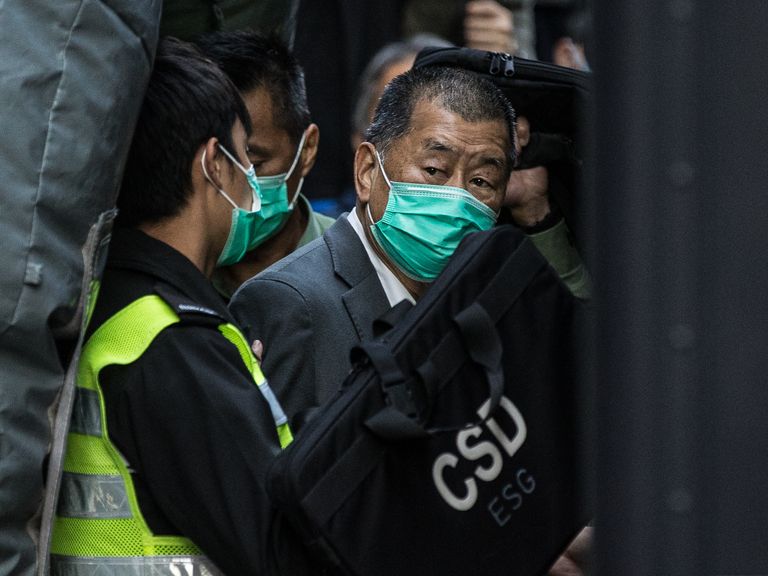 Image for Boegbeeld voor mediavrijheid Jimmy Lai in Hongkong schuldig bevonden, levenslang dreigt