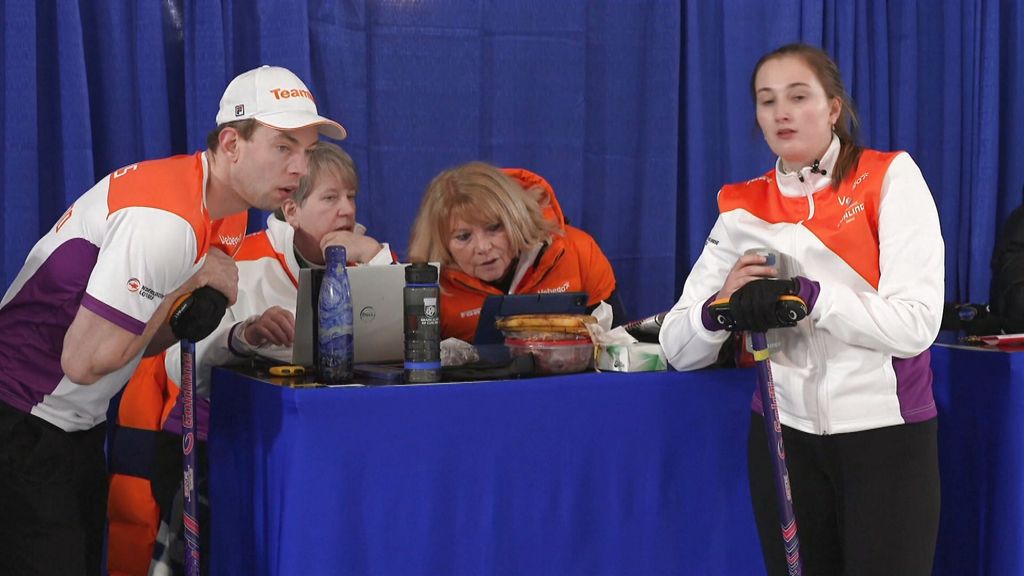 Curlingduo ziet olympische droom uiteenspatten na verlies tegen Nieuw-Zeeland