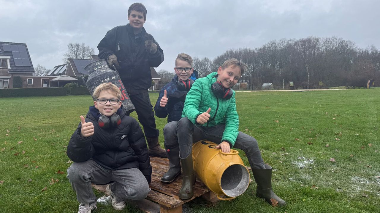 Knallend de vakantie in! Groep 8 gaat carbidschieten op laatste schooldag