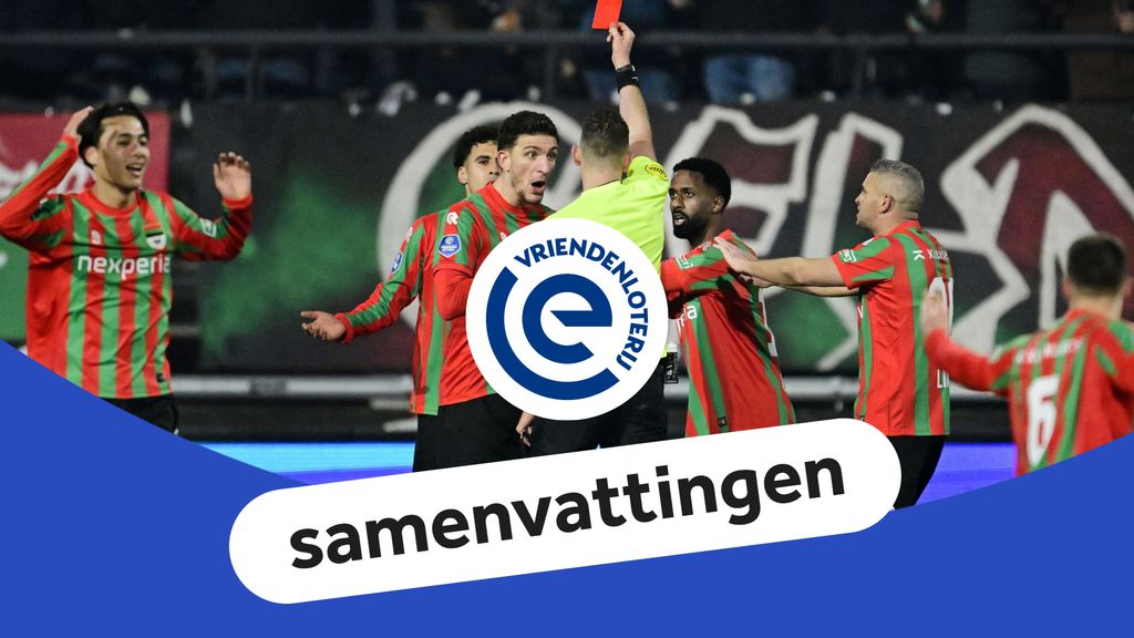 Samenvattingen eredivisie: discutabele momenten bij NEC-Ajax en Telstar draagt rode lantaarn over