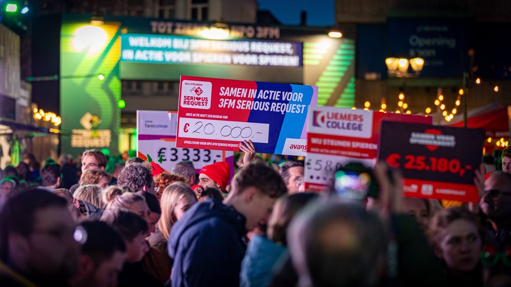 Foto: 3FM Serious Request stevent af op recordopbrengst: 'Den Bosch bruist'