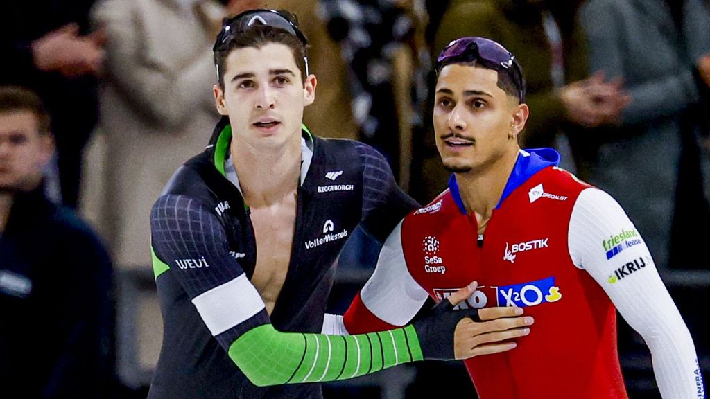 Diniz laat De Boo wankelen op 'zijn' 500 meter bij OKT: 'Dit was zó spannend'