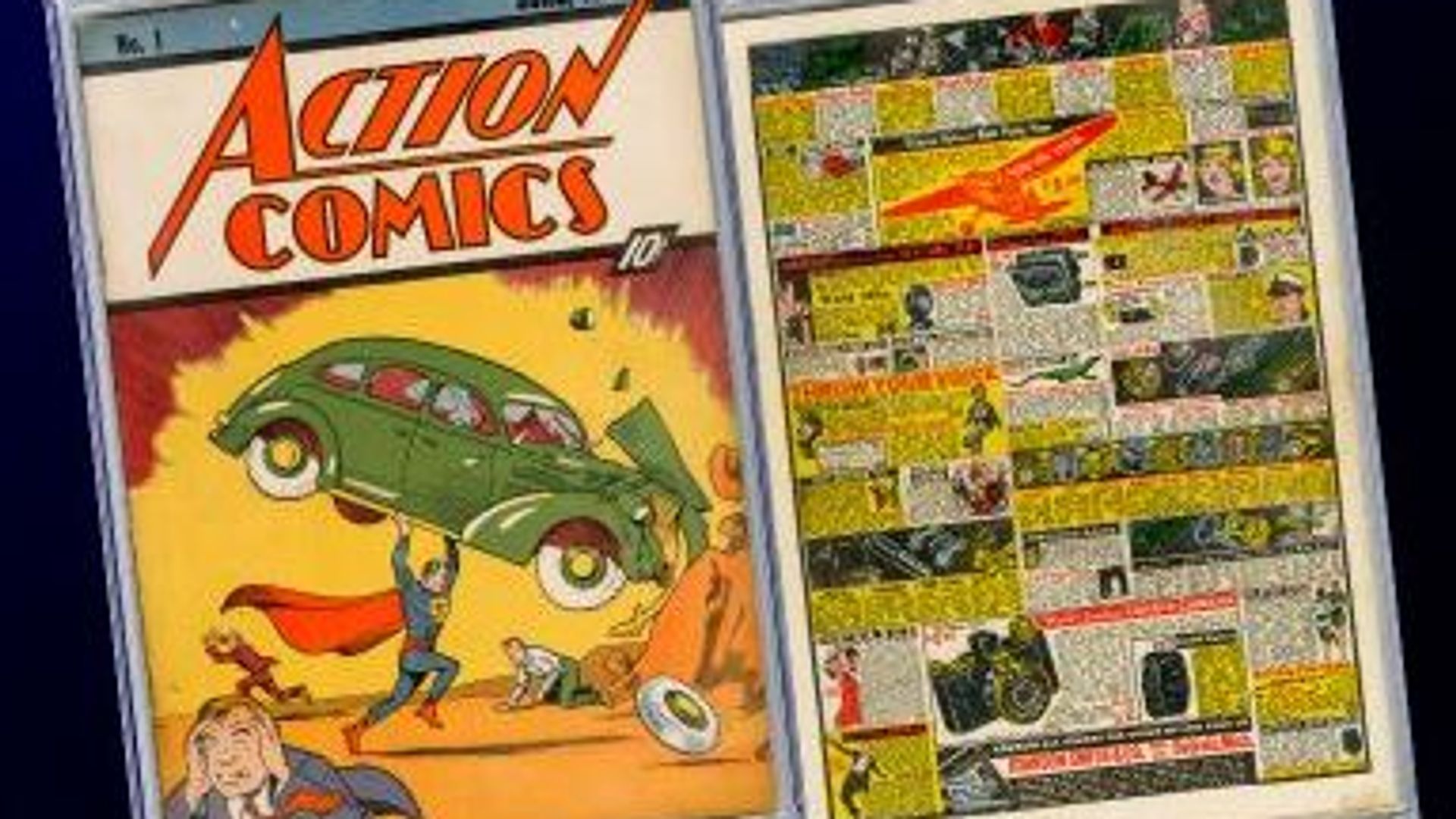 Superman-strip uit 1938 verkocht voor 15 miljoen dollar