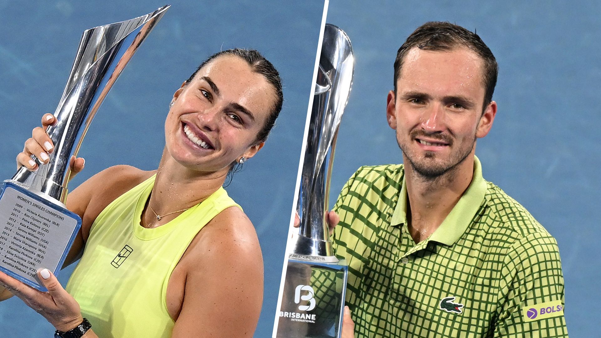 Sabalenka en Medvedev winnen in Brisbane, ook Svitolina en Boeblik starten 2026 goed