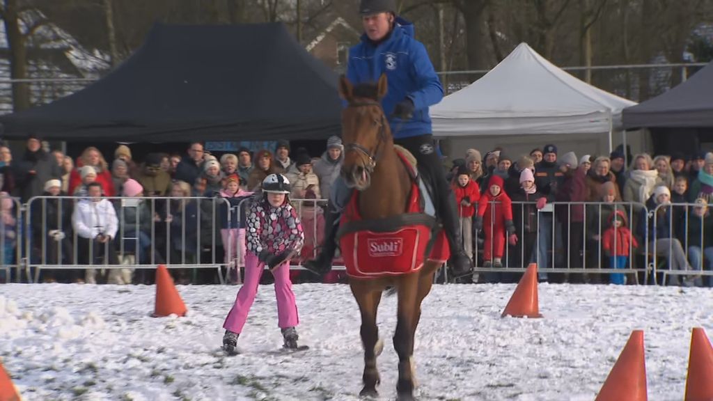Voor het eerst in 16 jaar galopskiën in Markelo: 'Niet echt geoefend'