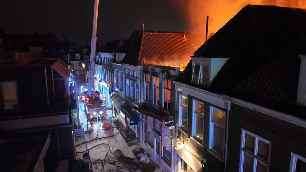 Grote brand in Leeuwarden, geen gewonden