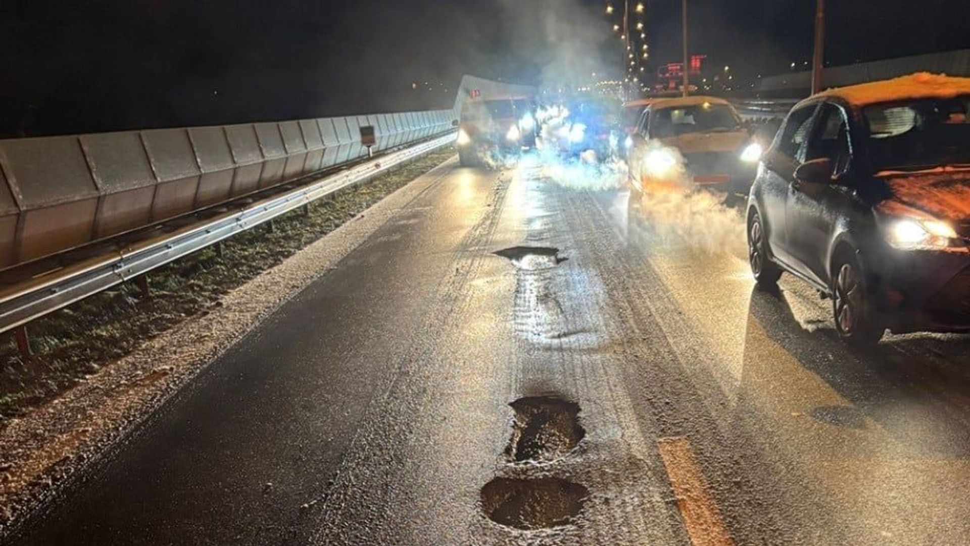 Wegen (deels) dicht door noodreparaties vorstschade 