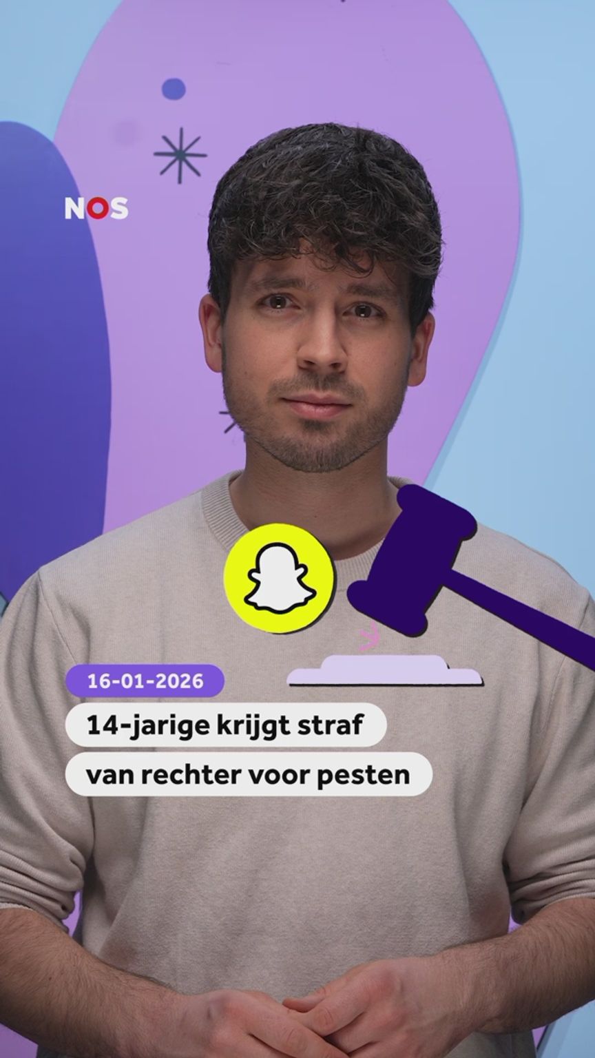 Straf van rechter voor pesten | NOS Stories