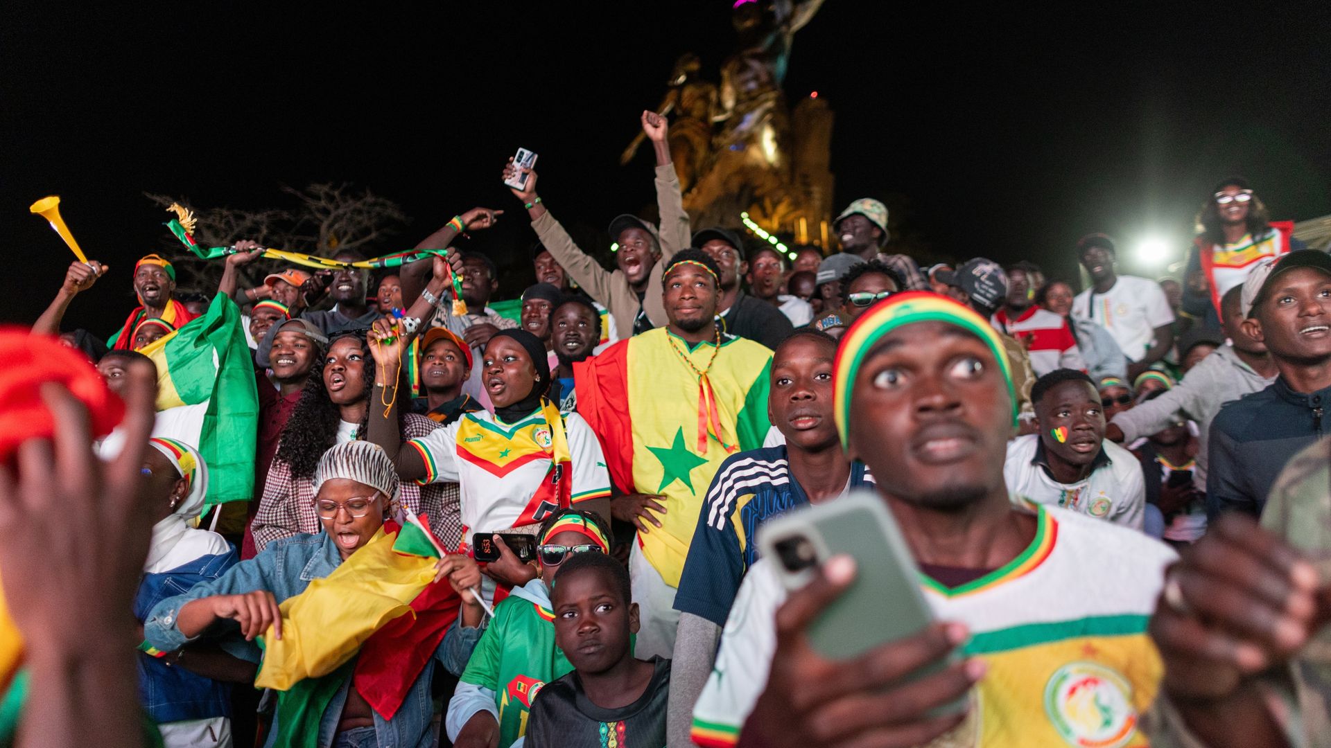 Extase onder Senegalezen na winst Afrika Cup: 'Gevochten als echte leeuwen'