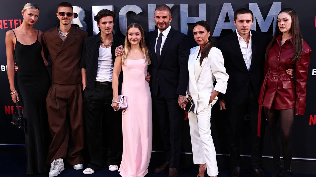 Foto: Britten in de ban van rel bij glamourfamilie Beckham