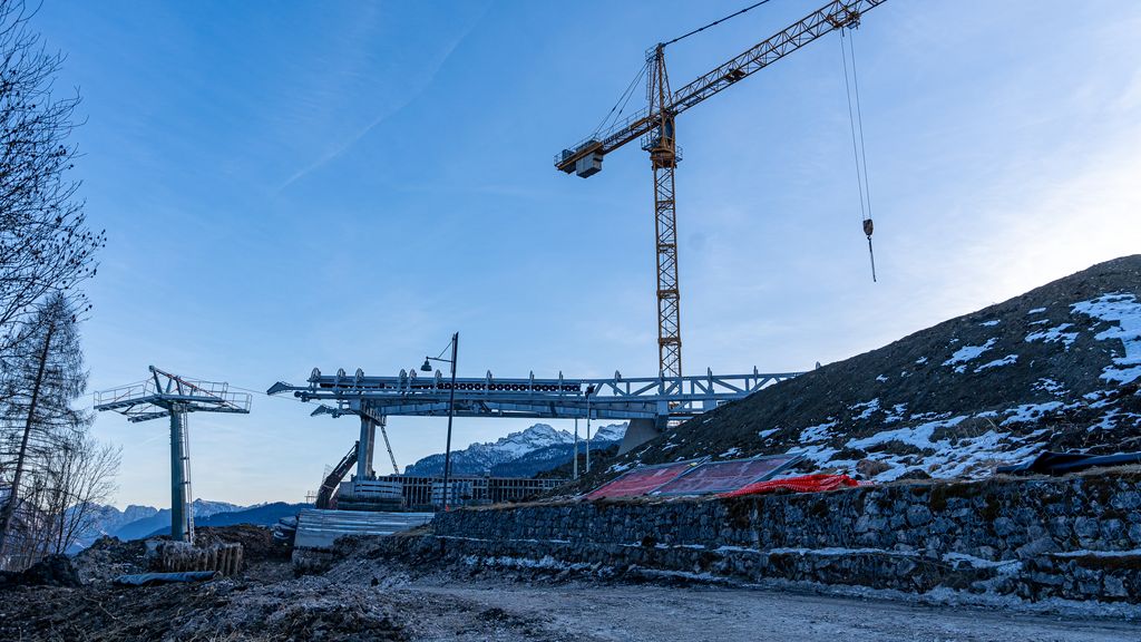Foto: Klussen tegen de klok in olympisch Cortina