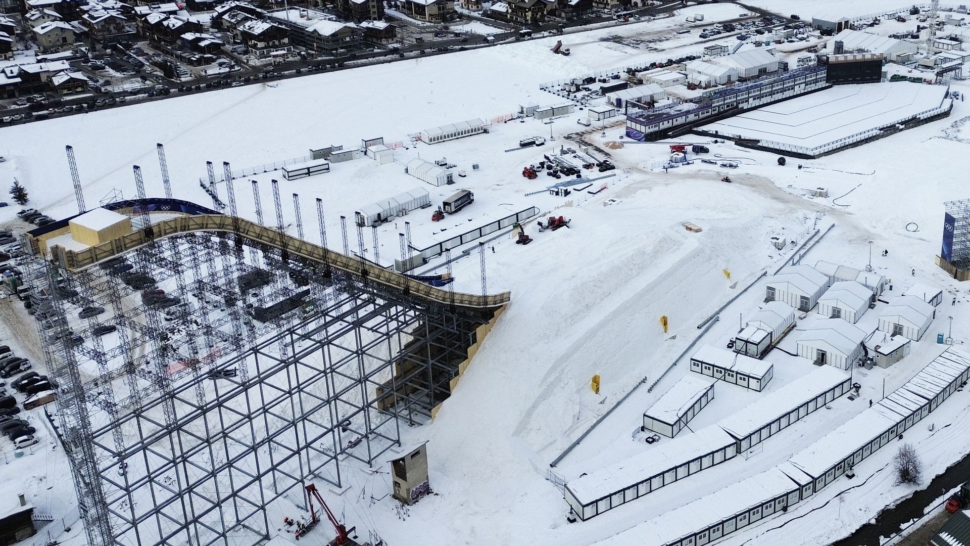 Klussen tegen de klok in olympisch Cortina