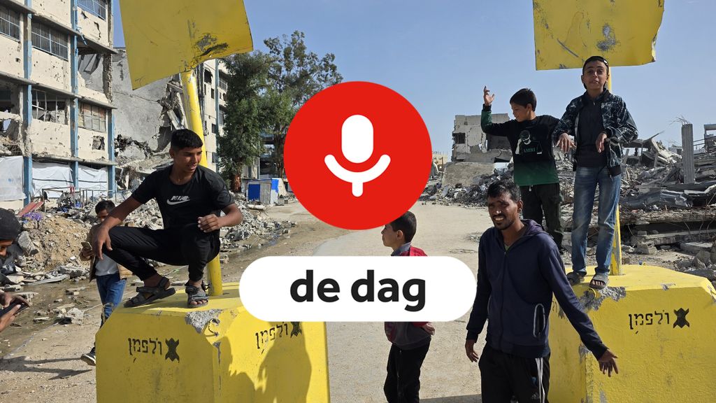 Foto: Podcast De Dag: de gele lijn die Gaza verdeelt