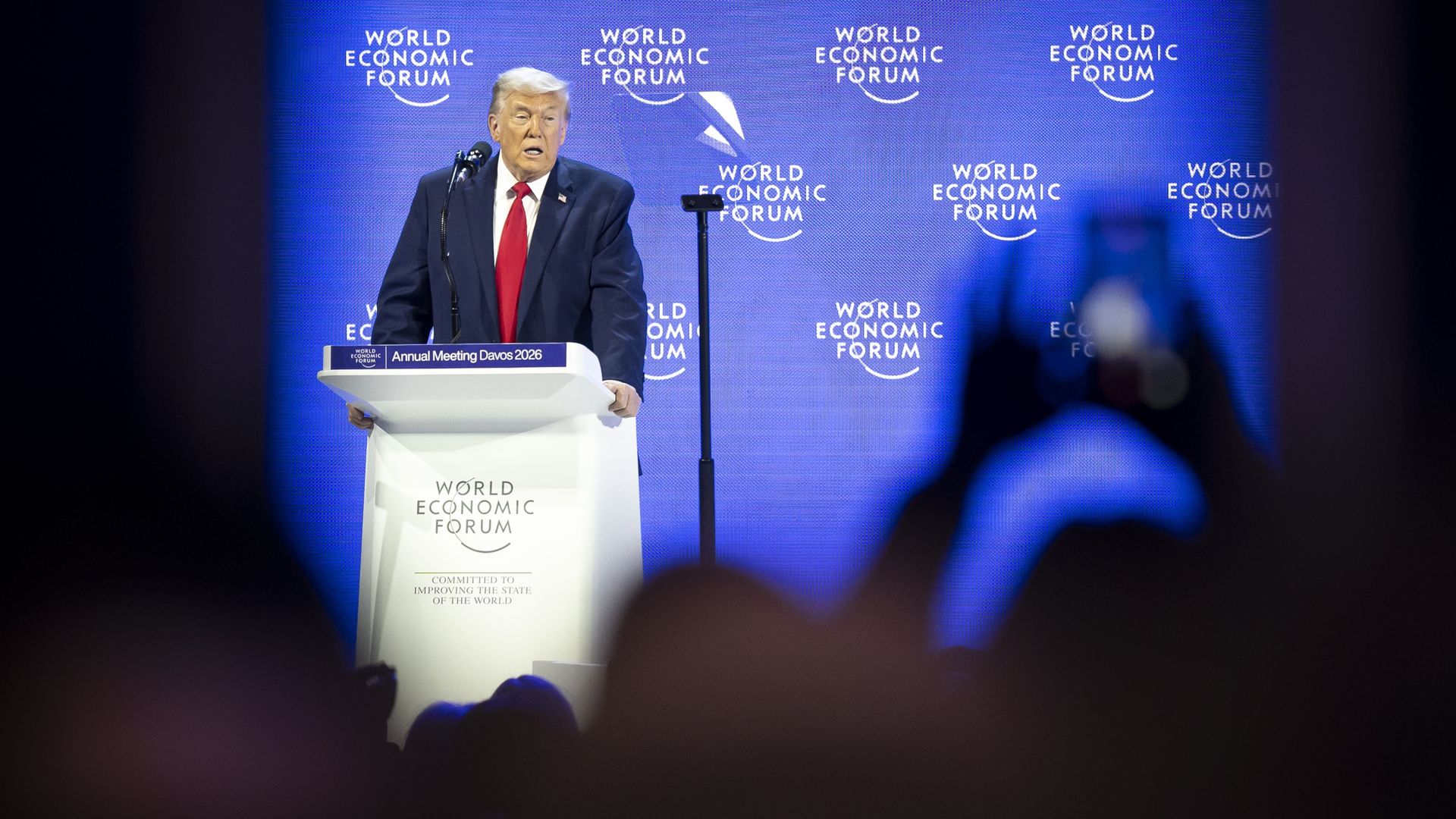 Toespraak Amerikaanse president Trump bij het World Economic Forum