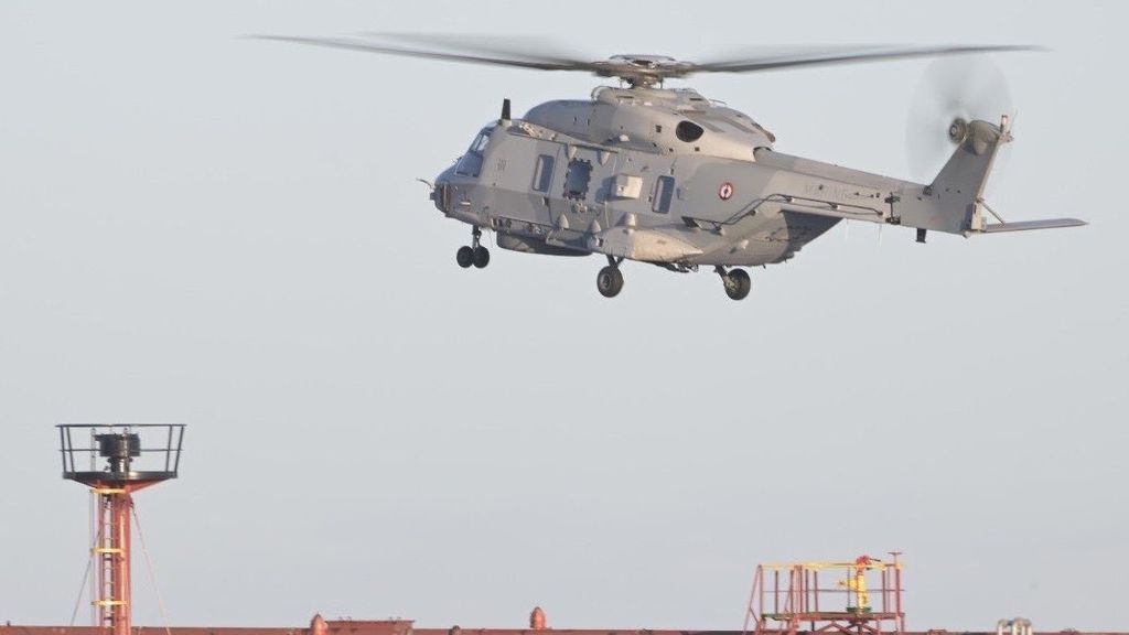 Foto: Frankrijk onderschept olietanker die vermoedelijk deel uitmaakt van schaduwvloot