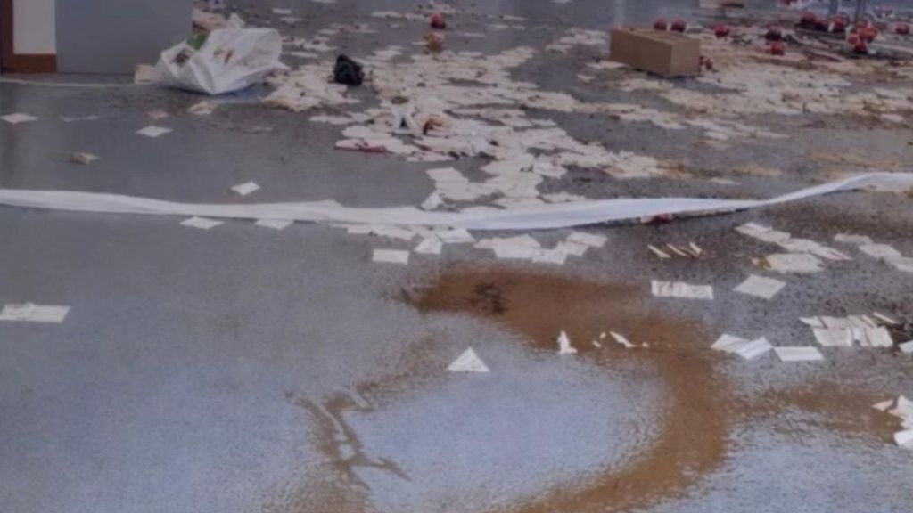 Foto: Kinderen richten ravage aan in ziekenhuis Schiedam