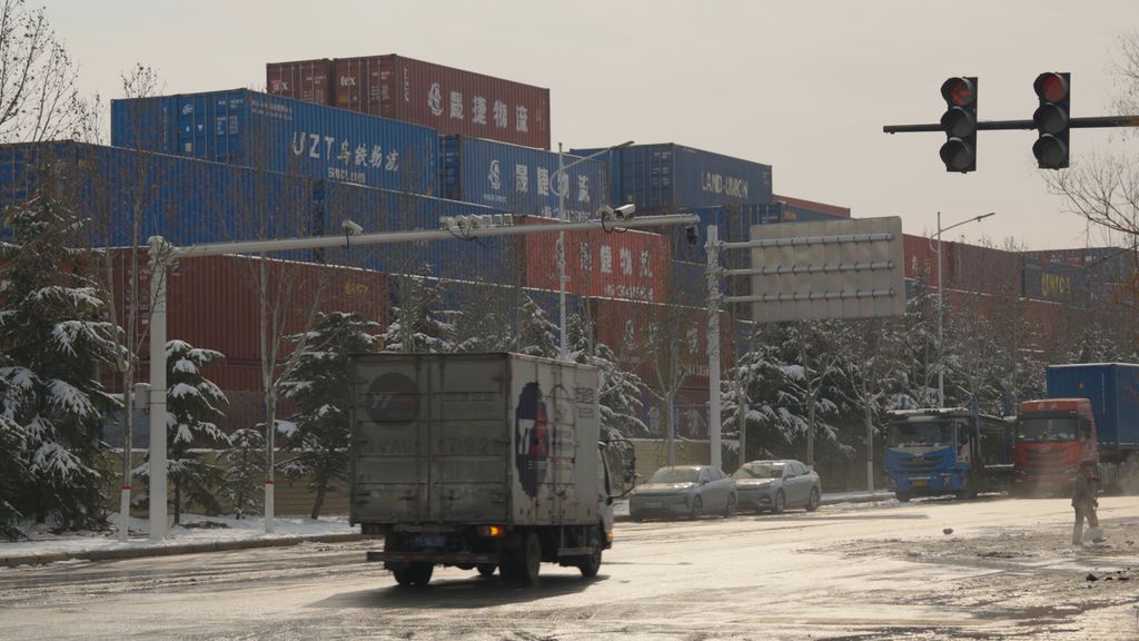 Foto: China's export groeit gigantisch, maar thuis zit de economie in het slop