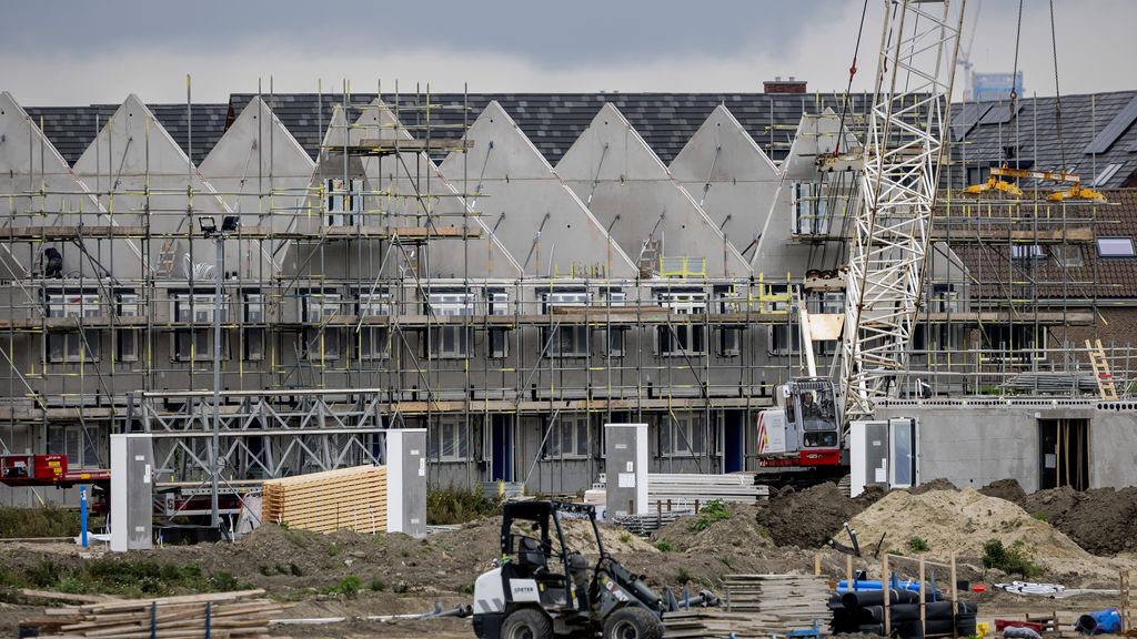 Foto: Derde jaar op rij minder nieuwe woningen in Nederland
