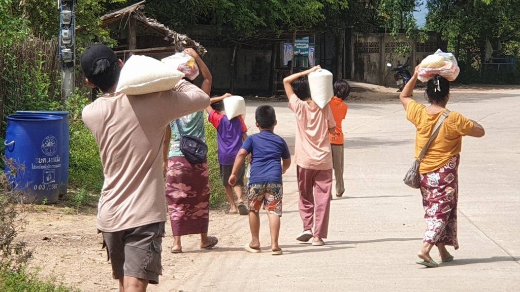 Foto: Vijf jaar na coup zijn honderdduizenden Myanmarezen naar Thailand gevlucht