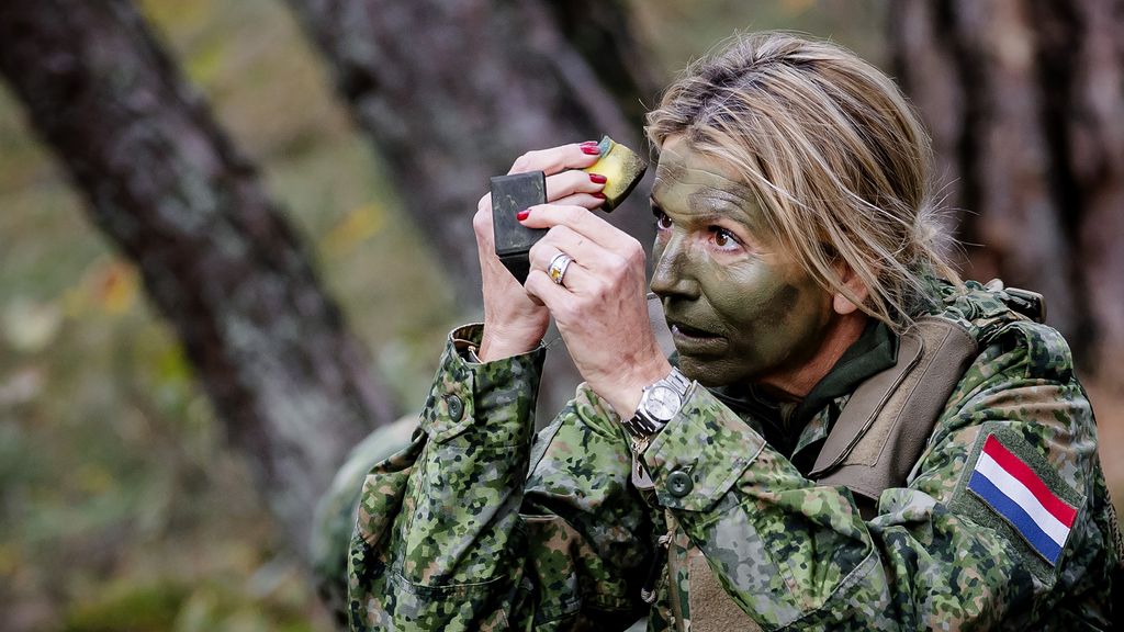 Foto: Ook koningin Máxima gaat het leger in: ze wordt reservist