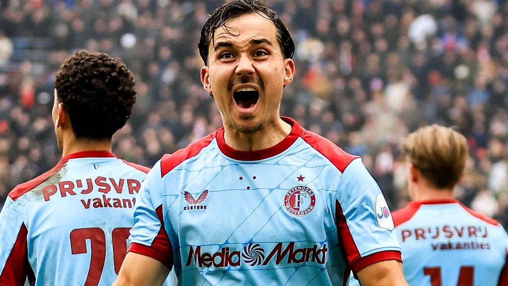 Feyenoord verlicht druk op Van Persie met nipte zege op zwalkend Utrecht