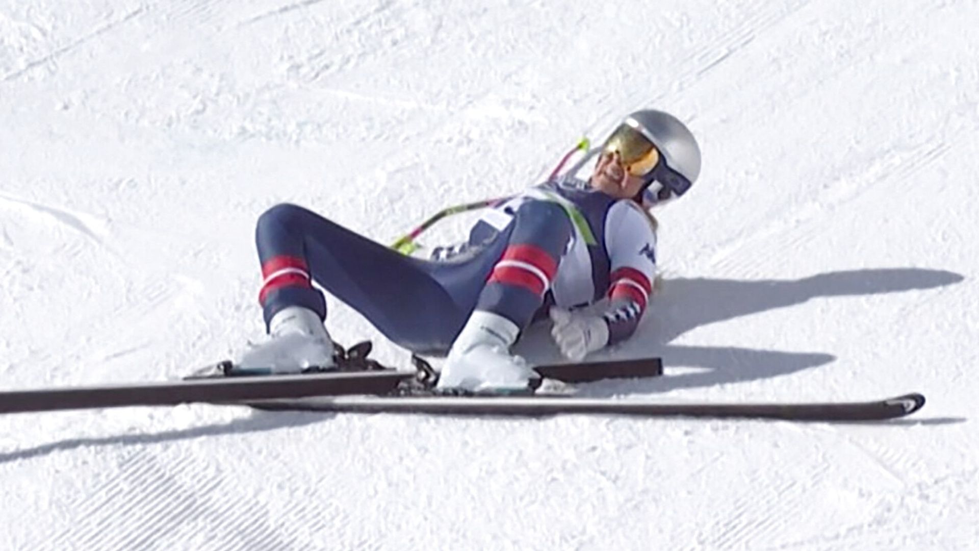 Vonn geopereerd aan beenbreuk na dramatische olympische valpartij