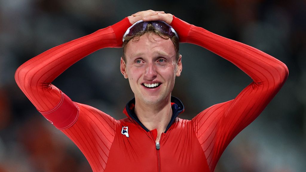 Sander Eitrem Claims Olympic Gold and Sets New Record in 5,000 Meter Speed Skating