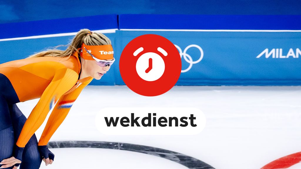 Foto: Wekdienst 9/2: Protesterende ambtenaren • 1000 meter schaatsen op de Spelen