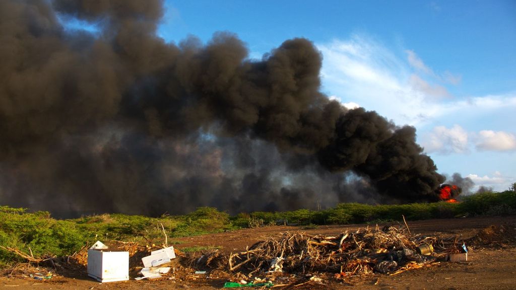 Foto: Ombudsman wil af van probleemvuilstort Bonaire en onderzoekt rol overheden