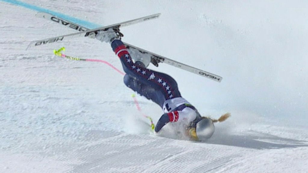 Complexe scheenbeenbreuk Vonn: 'Maar heb geen spijt van mijn poging'