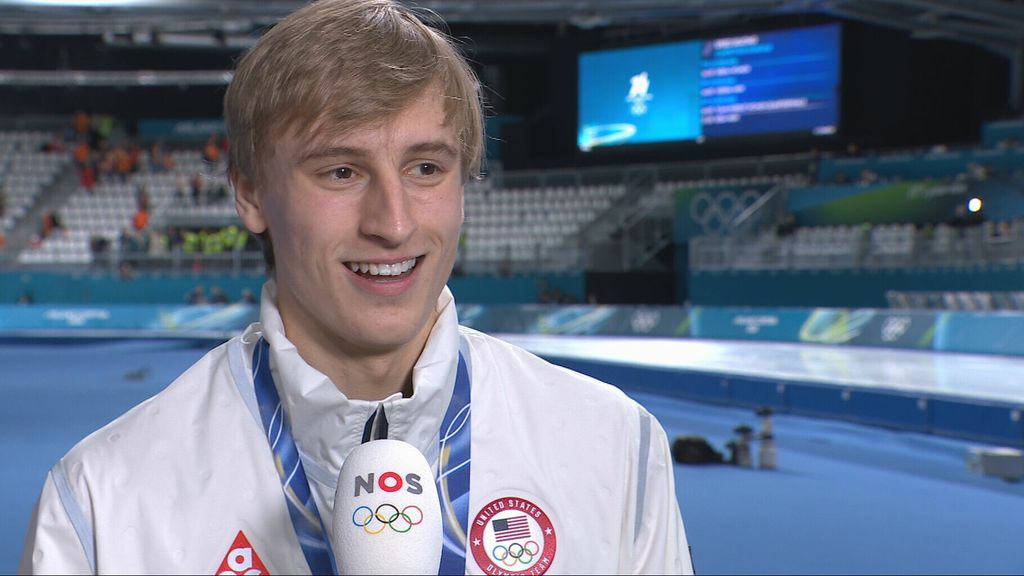 Jordan Stolz Reflects on His Olympic 1,000m Gold Medal Victory