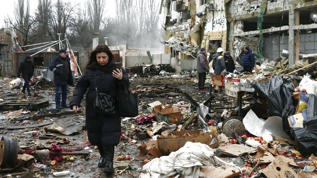 Foto: Weer tienduizenden in Oekraïne zonder stroom na raketaanvallen Rusland