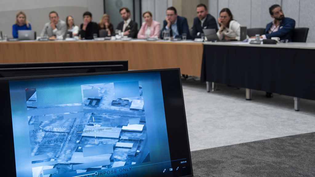 Foto: Commissie: video bombardement Hawija niet 'willens en wetens' achtergehouden