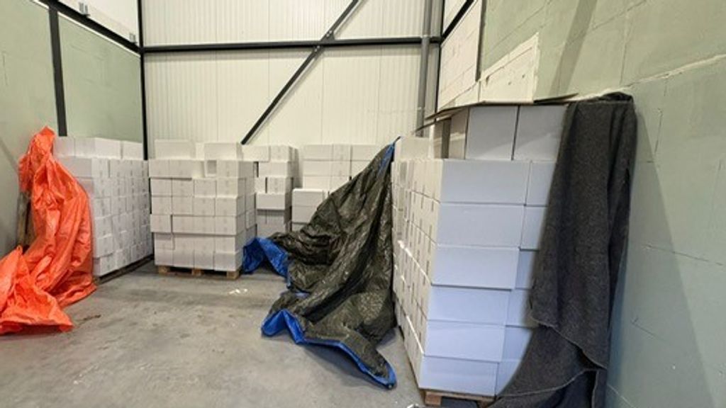 Foto: 13 miljoen illegale sigaretten in beslag genomen in paar weken tijd