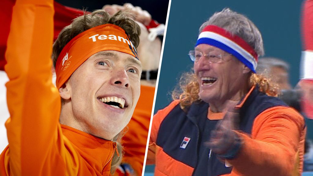 Bergsma viert olympisch brons op 10.000 meter, Anema en co zetten Bergsma-pruik op