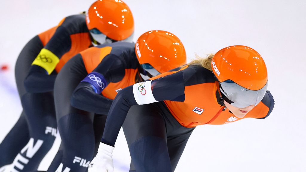 Nederlandse schaatssters als derde door op olympische ploegenachtervolging