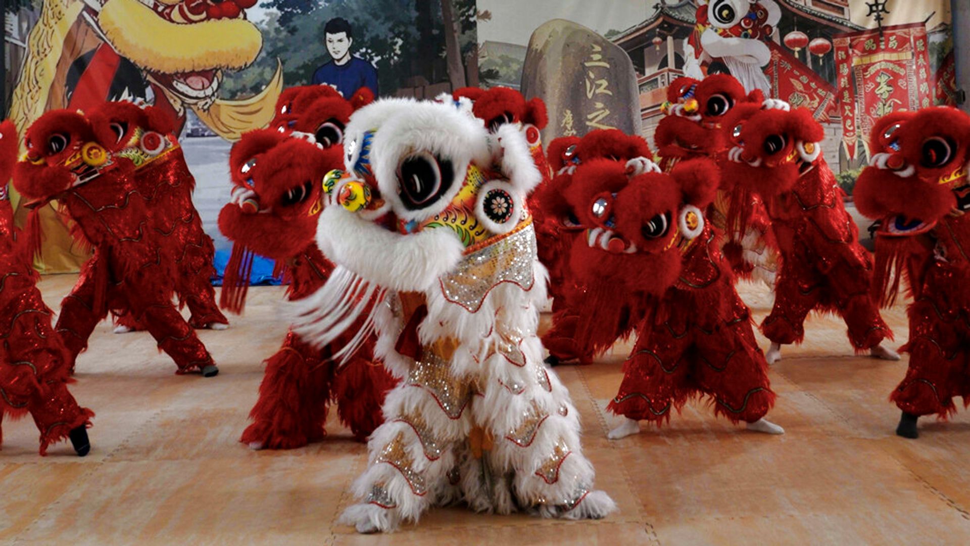 Eeuwenoude leeuwendans herleeft onder jonge Chinezen, nu ook Unesco in zicht