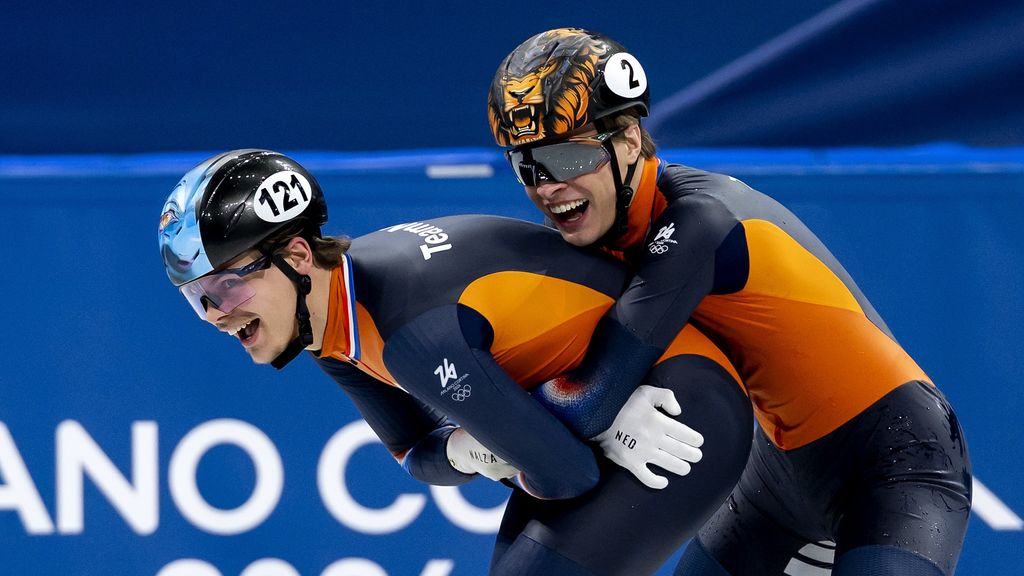 Melle van 't Wout stunt met olympisch zilver 500 meter, brons voor broer Jens