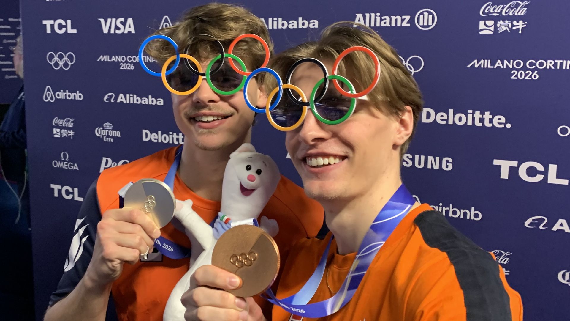 Broers Van 't Wout samen op olympisch podium: 'Van jongs af aan van gedroomd'