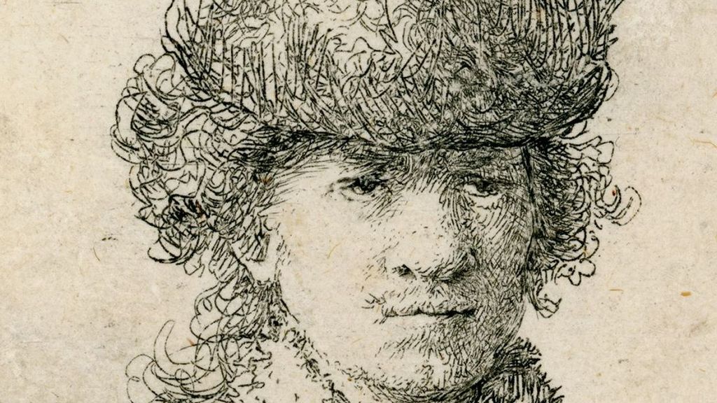 Prentjes Die Opa Naliet Aan Charlotte Blijken Etsen Van Rembrandt
