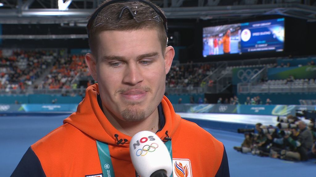 Joep Wennemars narrowly misses podium in Olympic 1500m speed skating event
