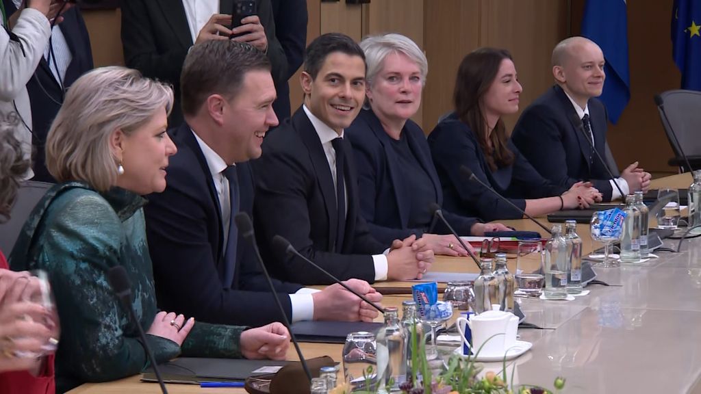 23/2 in Nieuwsuur: Kabinet-Jetten beëdigd • Orbán blokkeert geld voor  Oekraïne
