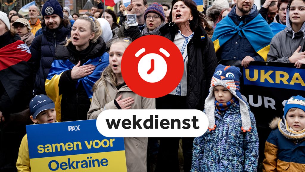 Foto: Wekdienst 24/2: Vier jaar oorlog in Oekraïne • Koning ontvangt medaillewinnaars