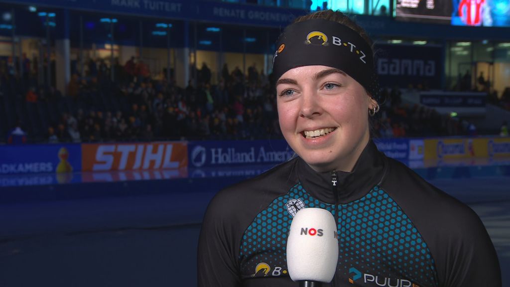 Gioya Lancee Wins National Allround Speed Skating Title in Heerenveen