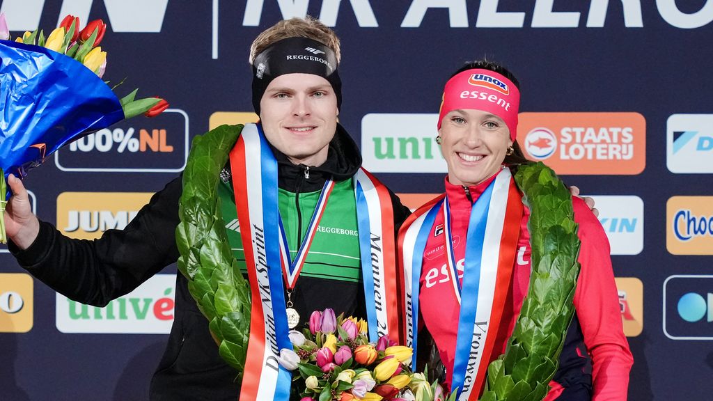 Schulting en Botman Nederlands kampioen sprint, ook WK-ticket Fledderus