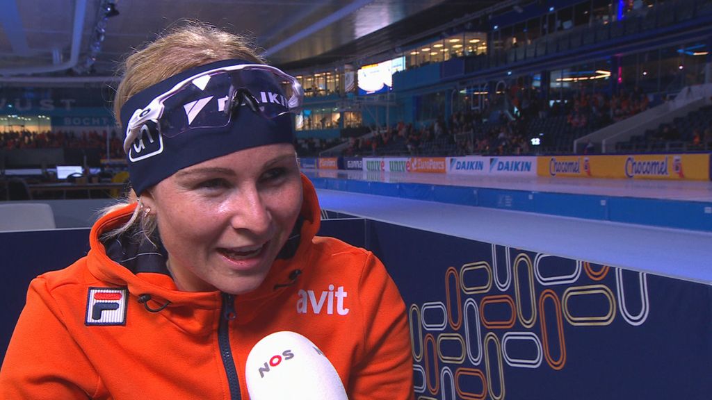 Marijke Groenewoud Comments on Her Performance in the Three-Kilometer Race at the World Allround Speed Skating Championships