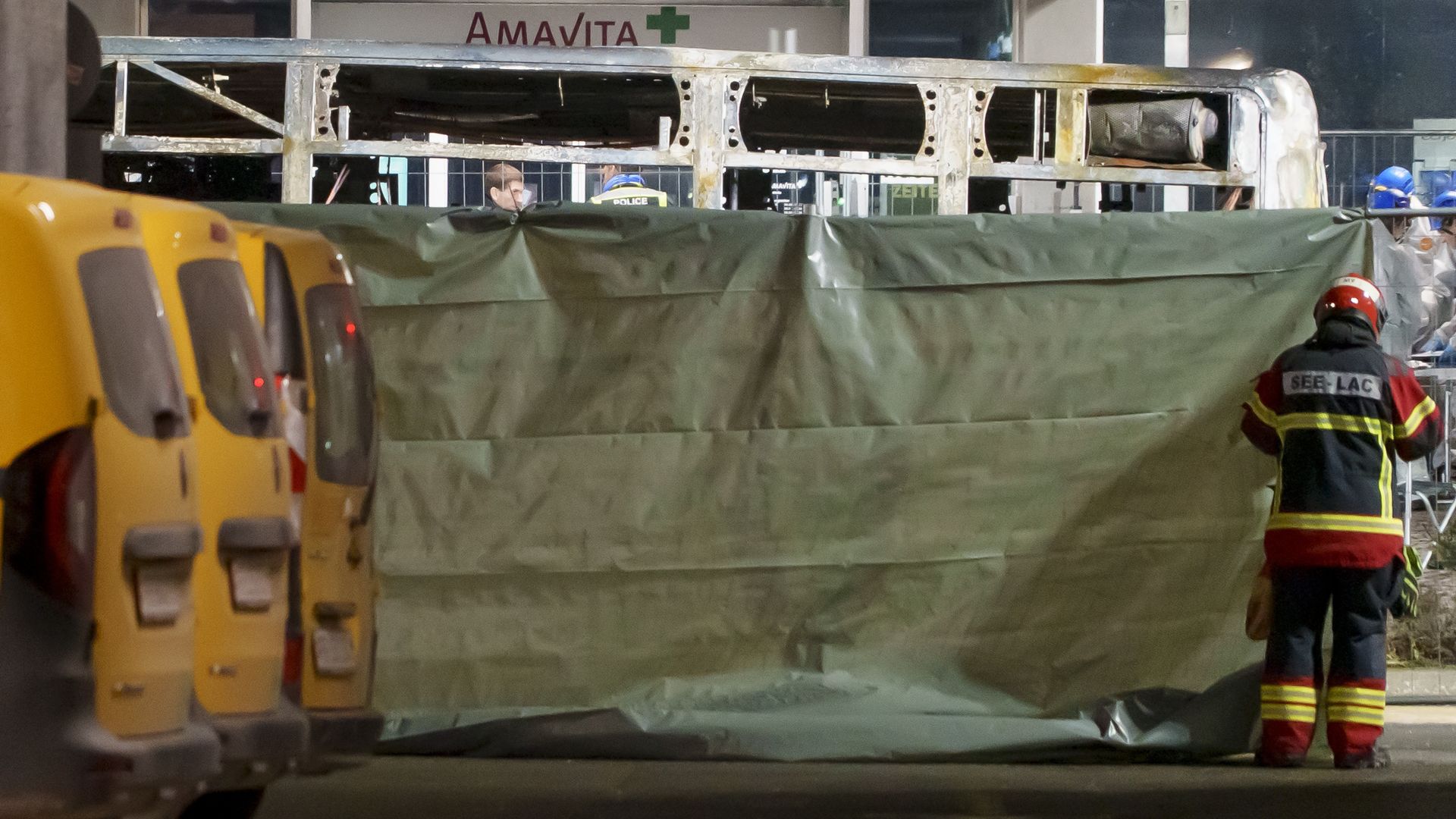 Zes doden door brand in Zwitserse bus, politie gaat uit van opzet