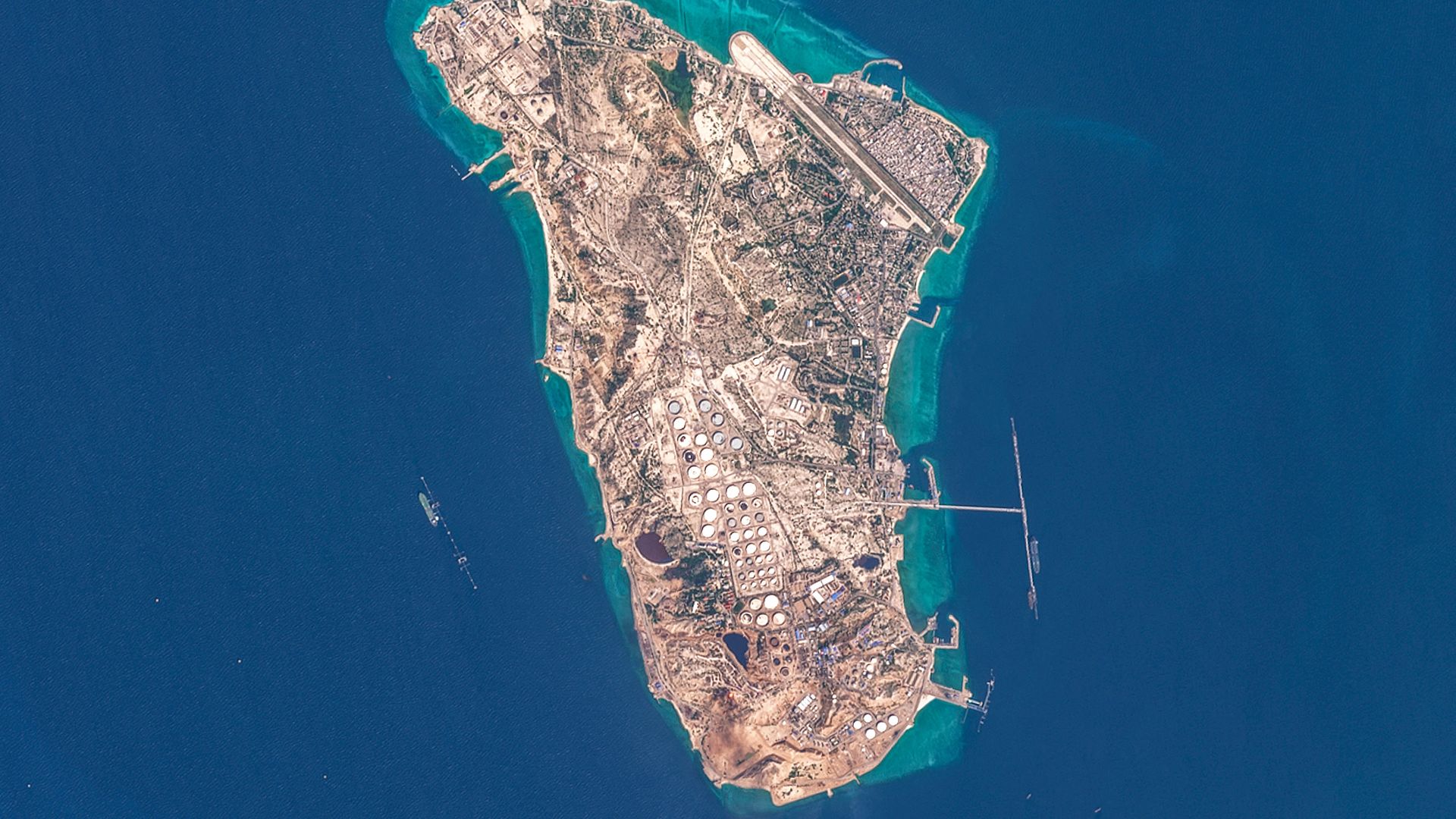 Rotseilandje Kharg ineens brandpunt in Iran-oorlog